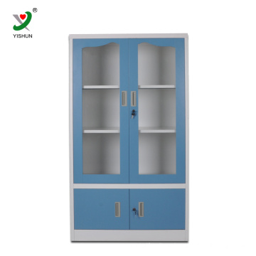 very cheap kitchen equipment furniture steel glass cabinet